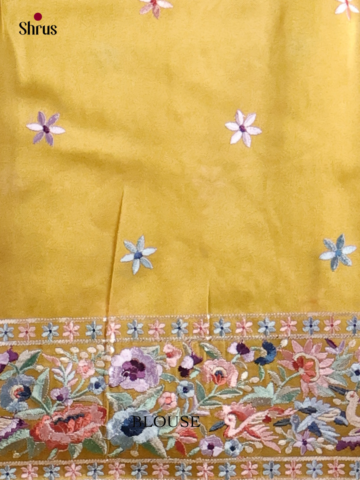Tissue Embroidery Saree - EI01562