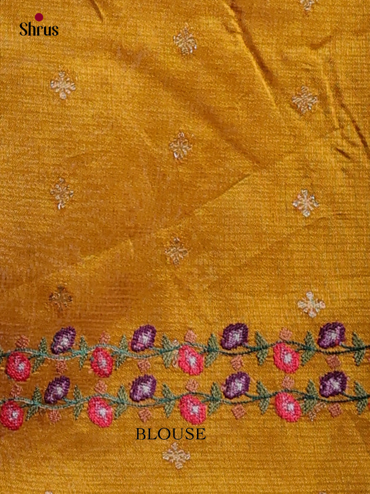 Tussar Embroidery Saree - EI02043