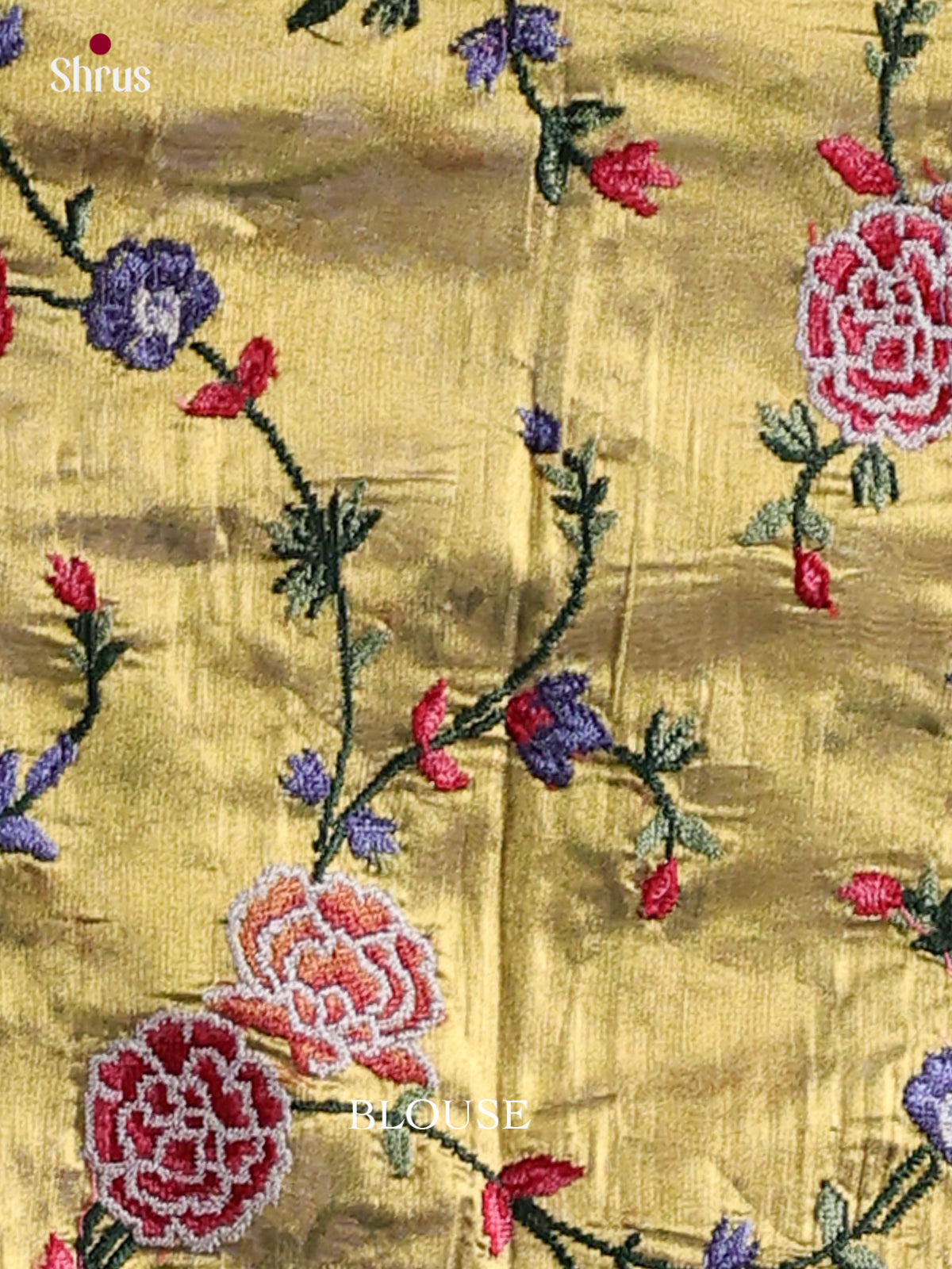 Tissue Embroidery Saree - EI02049