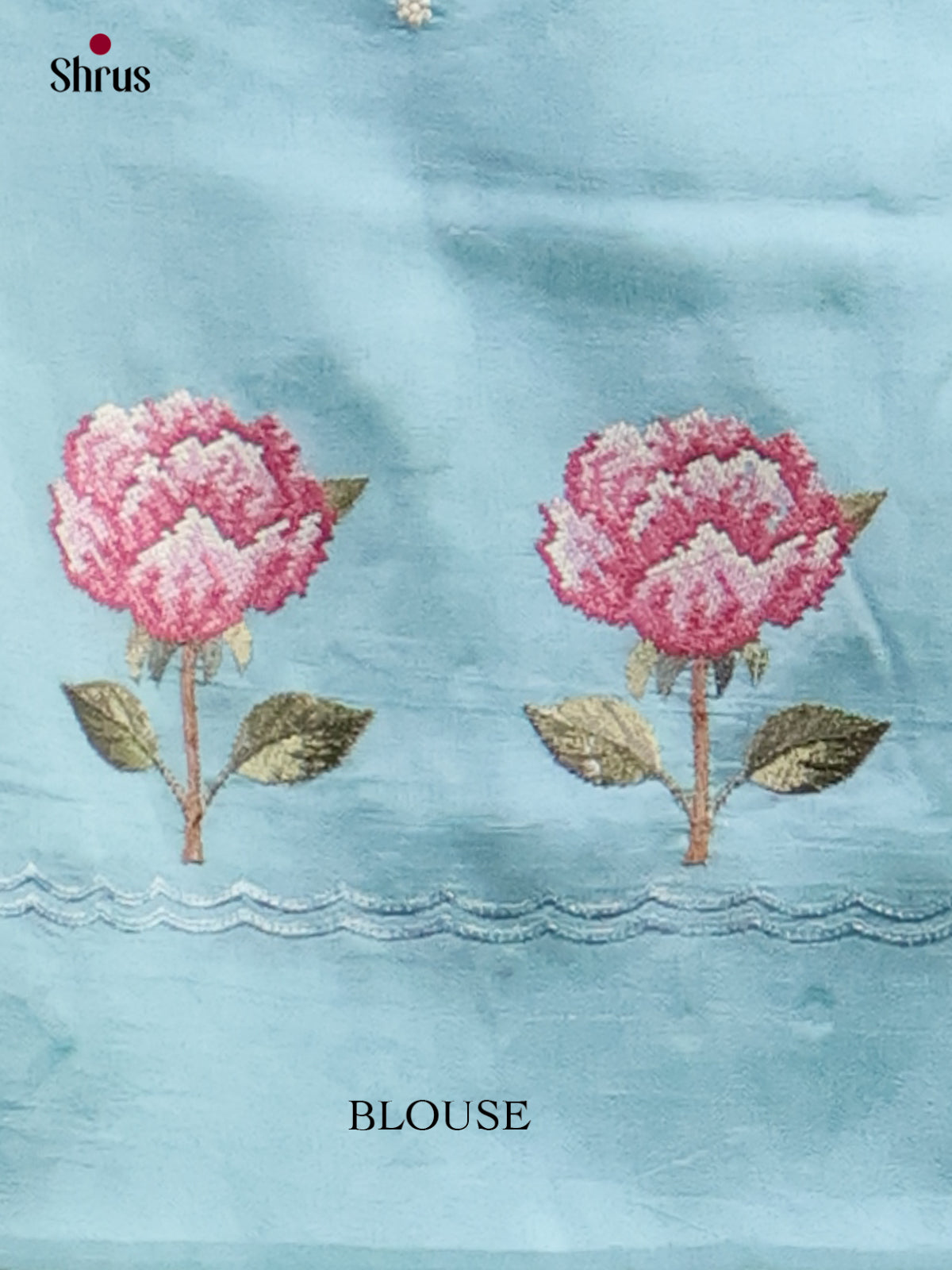 Tussar Embroidery Saree - EI02076