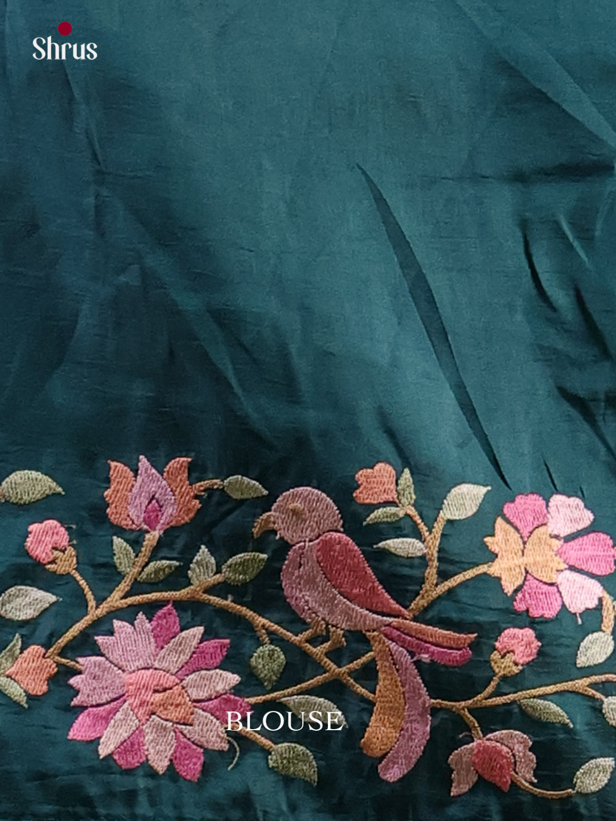 Tussar Embroidery Saree - EI02106