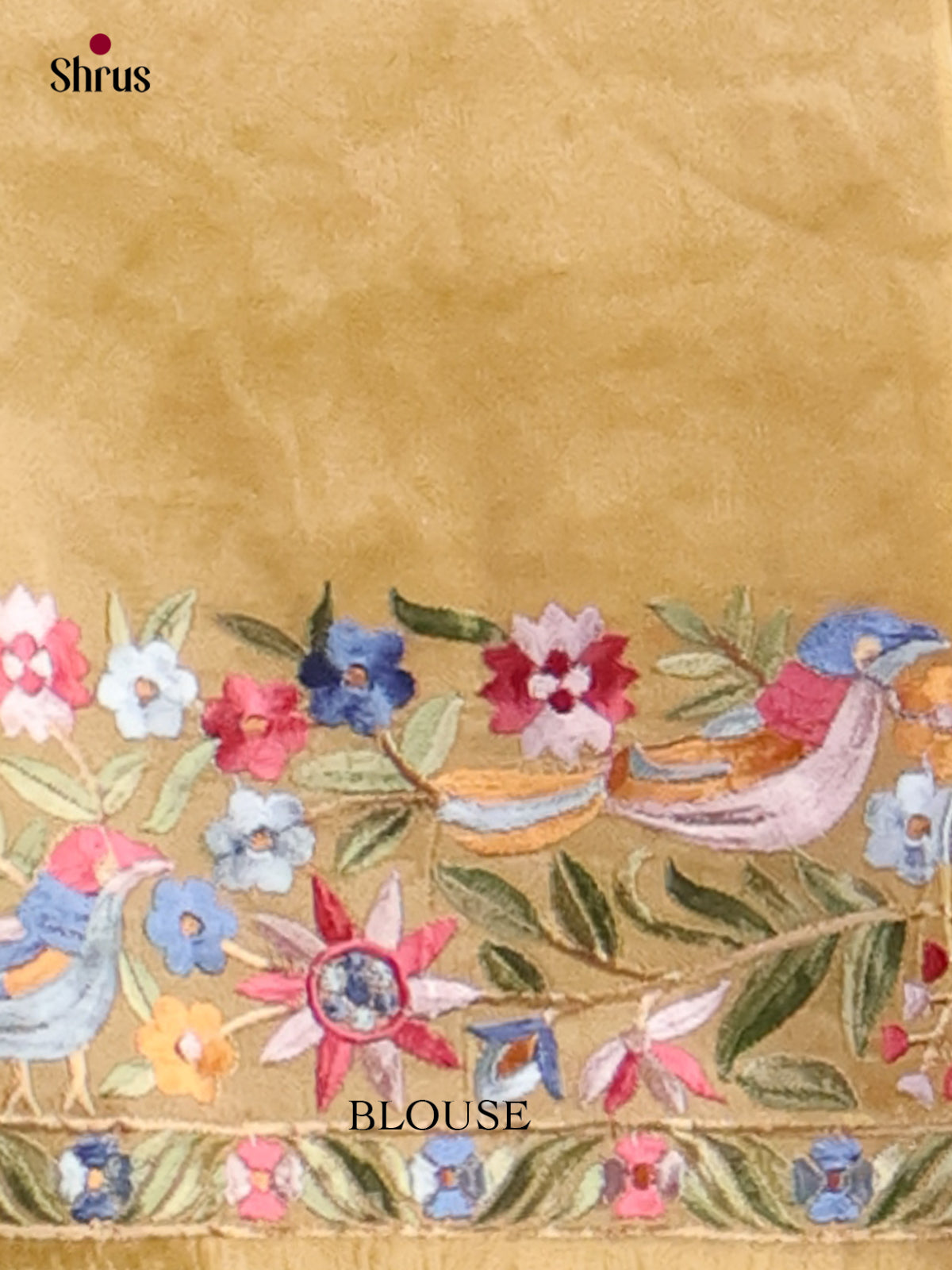 Tissue Embroidery Saree - EI02193