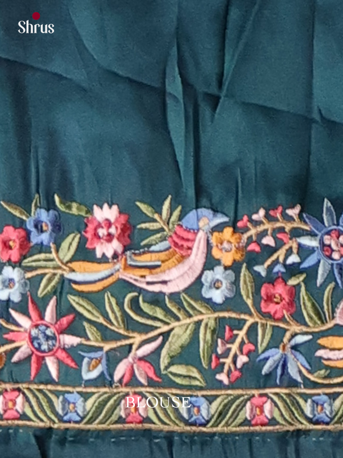 Tissue Embroidery Saree - EI02198