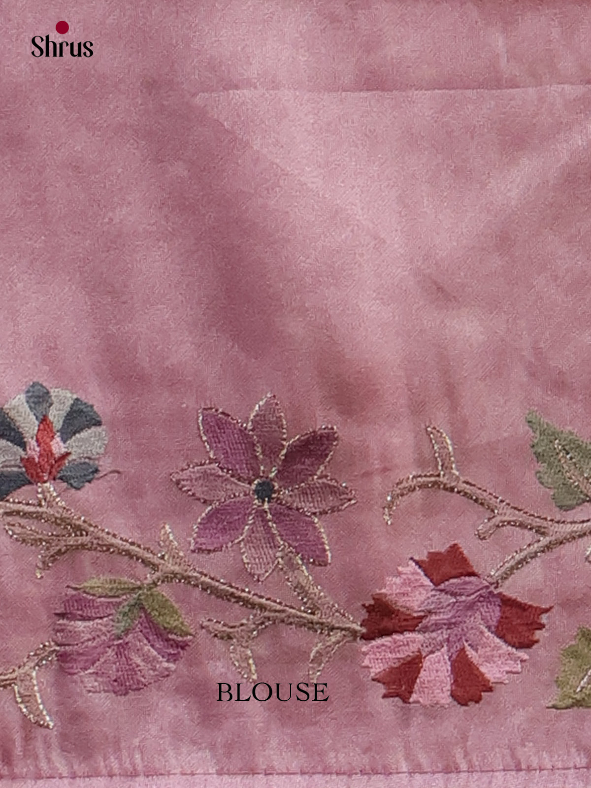 Tissue Embroidery Saree - EI02212