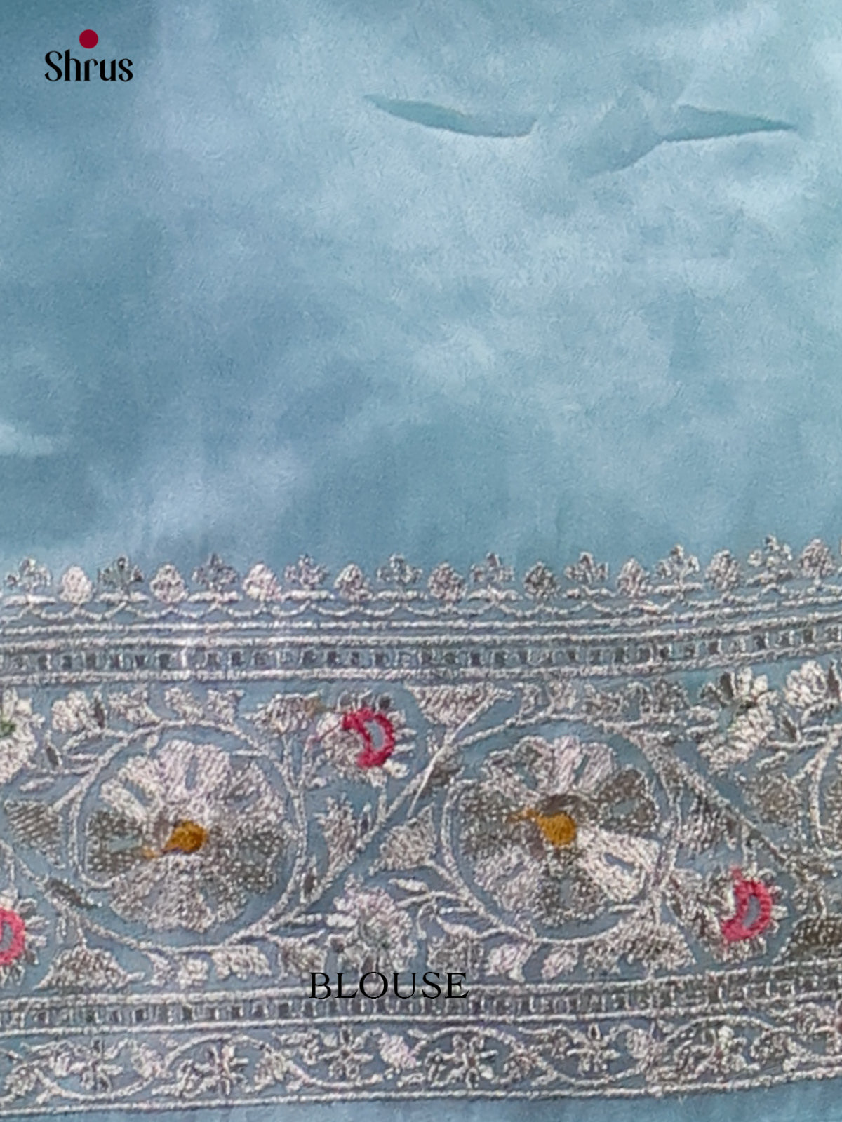 Tissue Embroidery Saree - EI02221