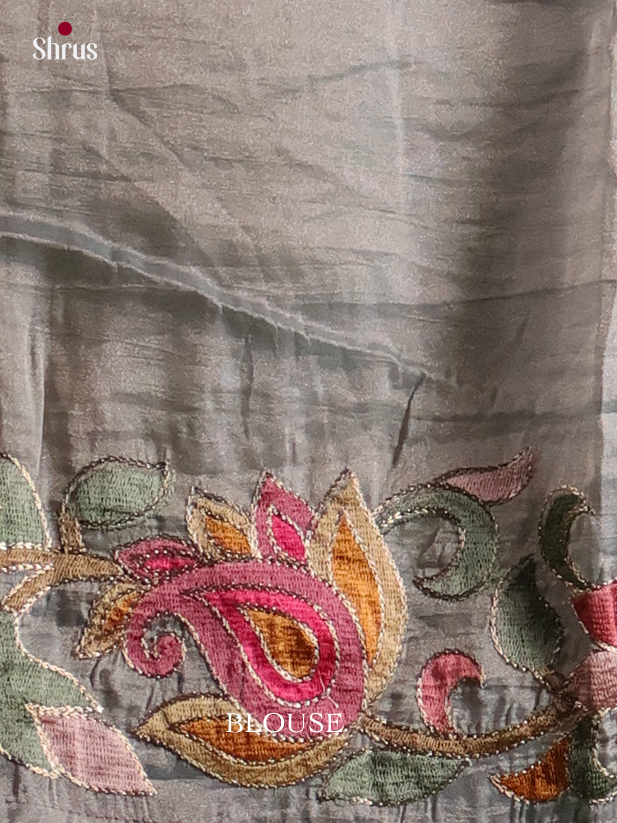 Tissue Embroidery Saree - EI02242