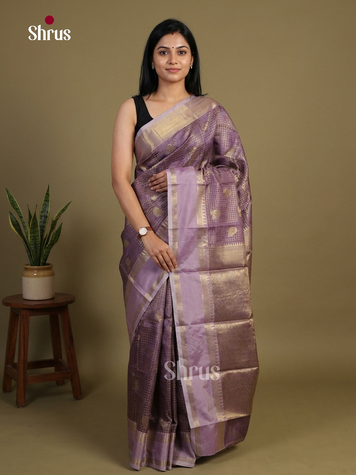 Semi Kanchipuram Saree - EI02289