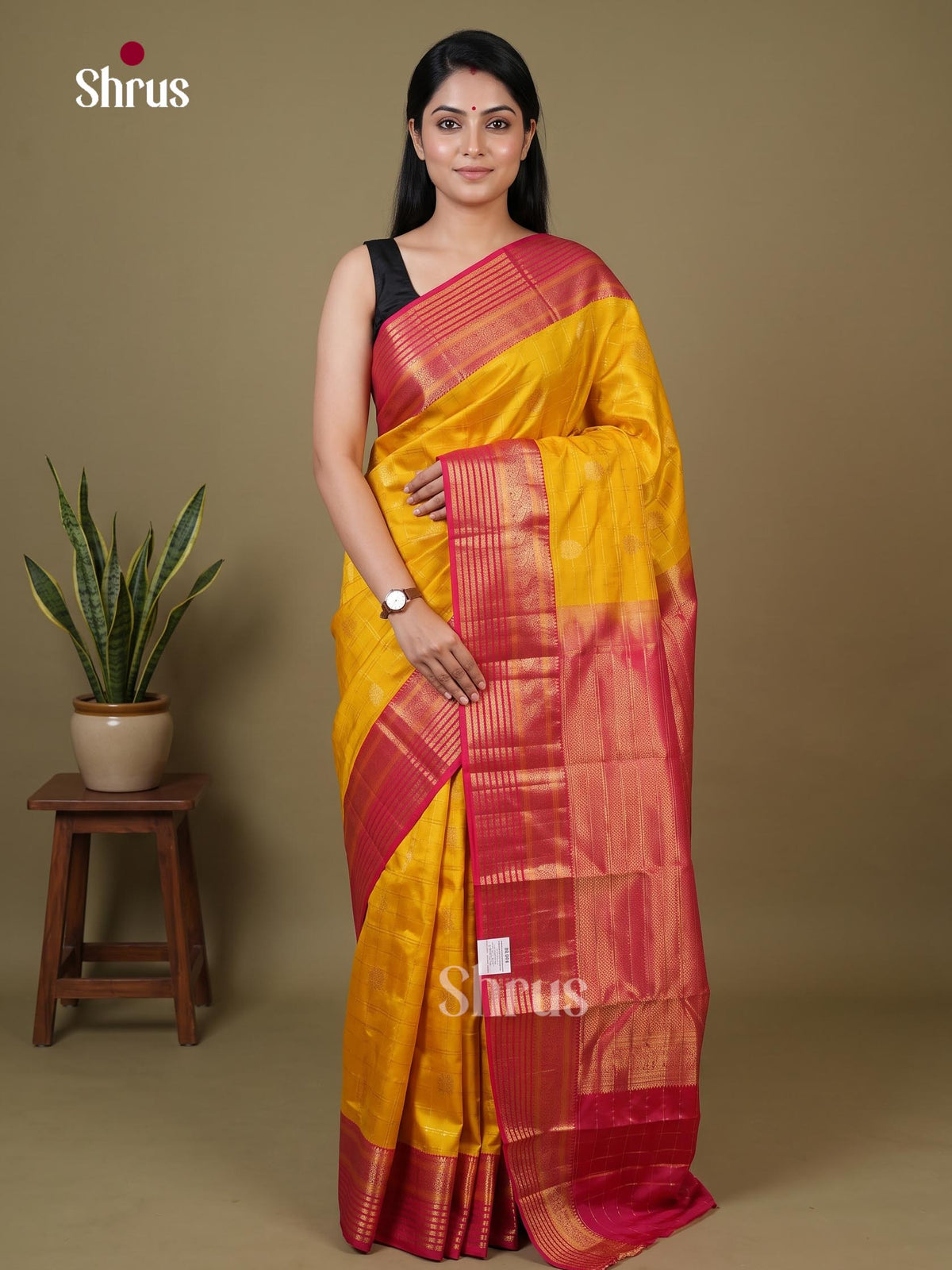 Kanchipuram silk Saree - EI02333