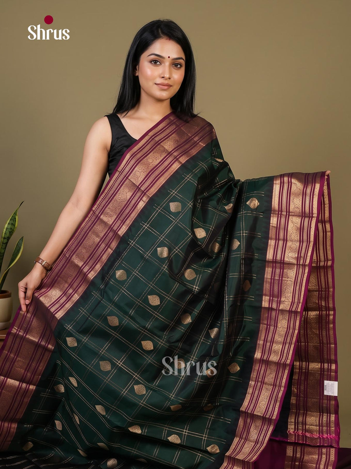 Kanchipuram silk Saree - EI02335