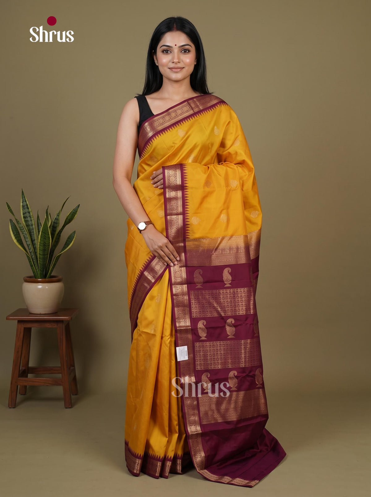 Kanchipuram silk Saree - EI02340