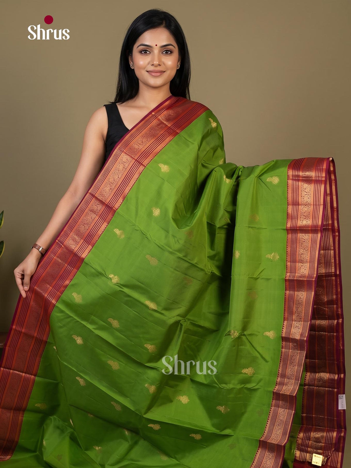 Kanchipuram silk Saree - EI02355