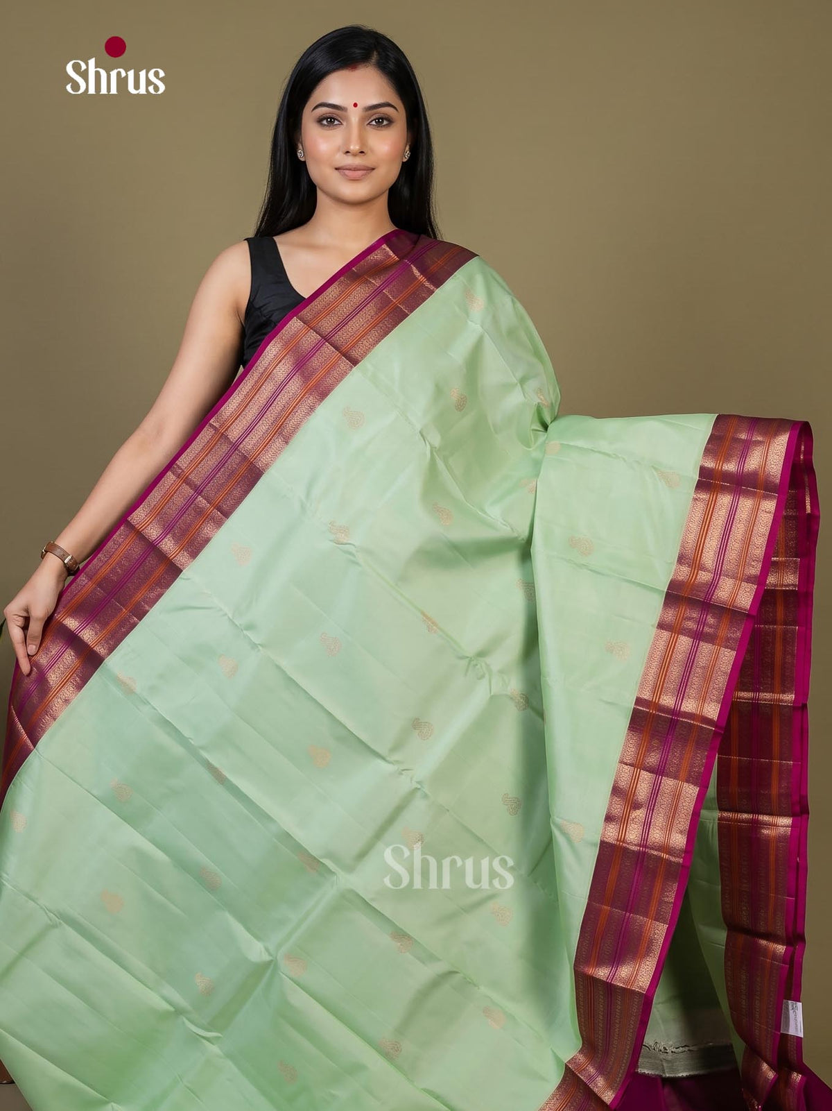 Kanchipuram silk Saree - EI02361