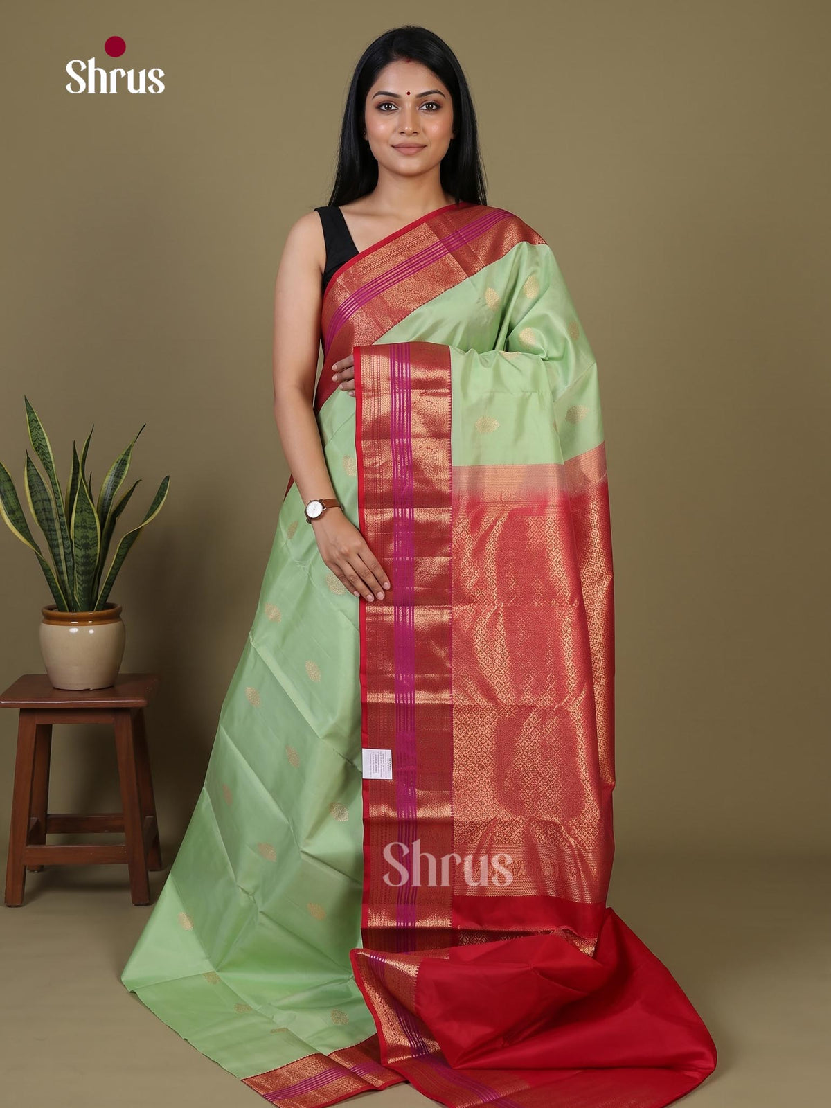 Kanchipuram silk Saree - EI02364
