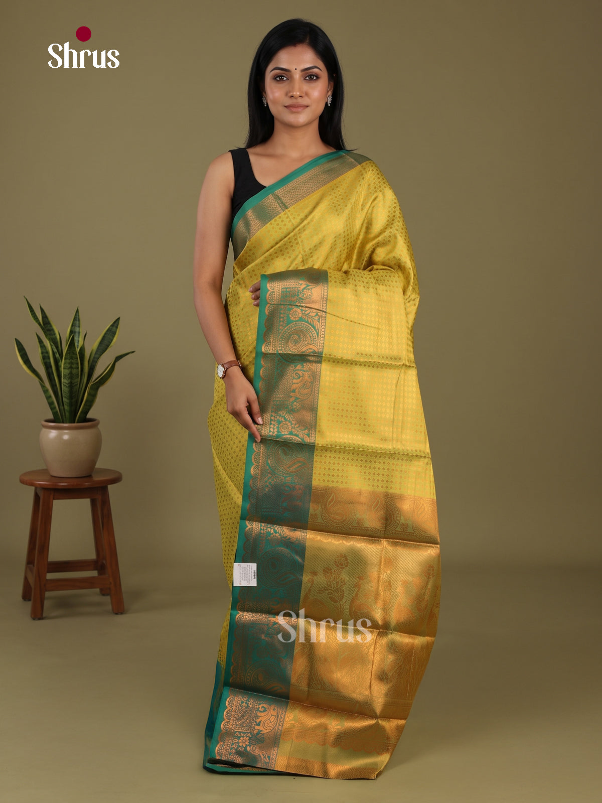 Semi Kanchipuram Saree - EI03237