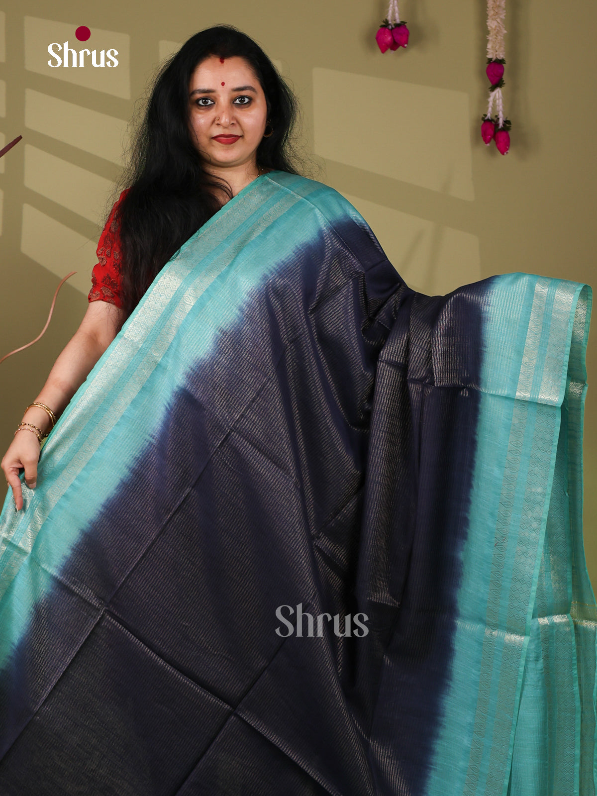 Semi Tussar Saree - EI05064