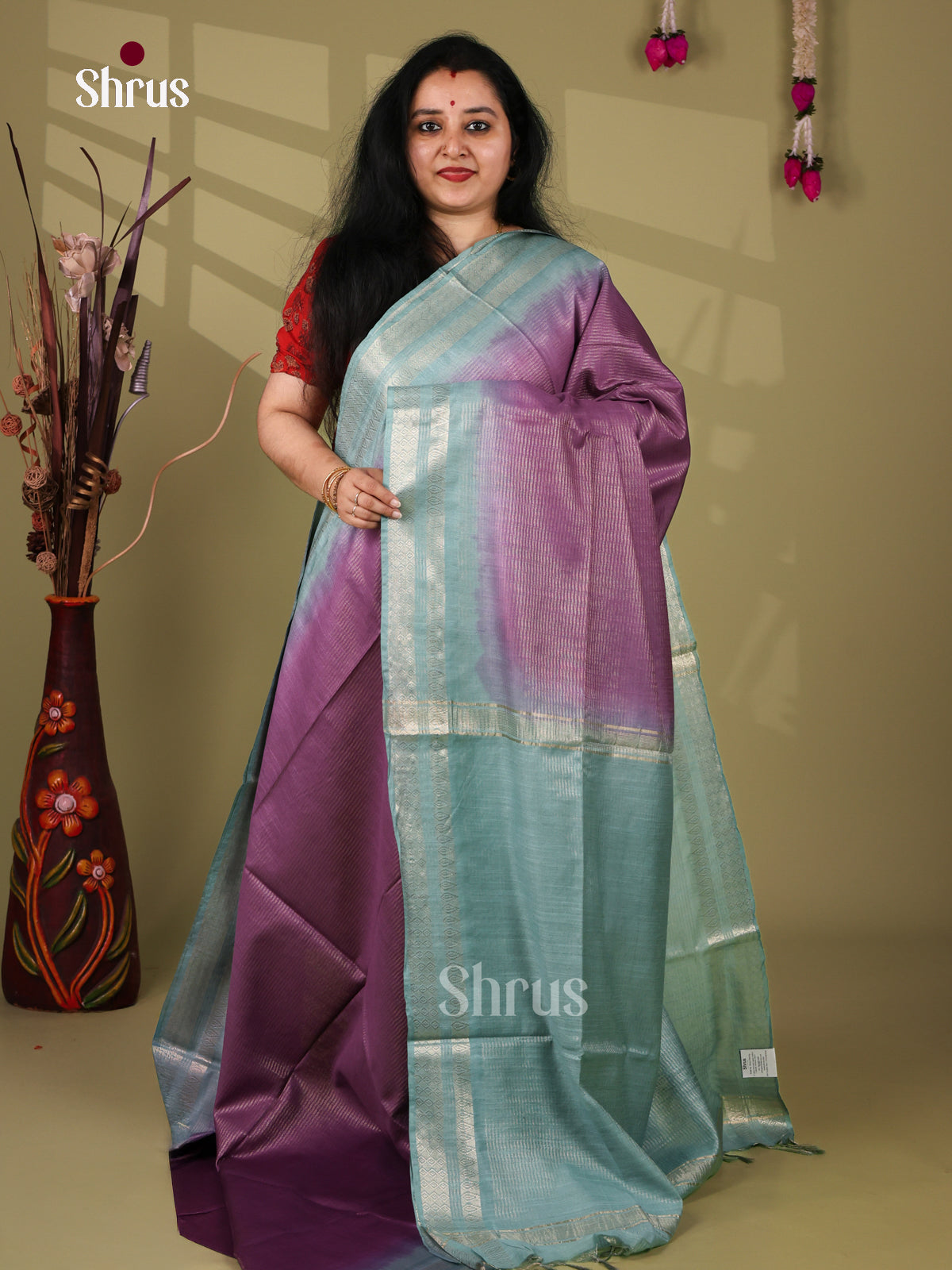Semi Tussar Saree - EI05065