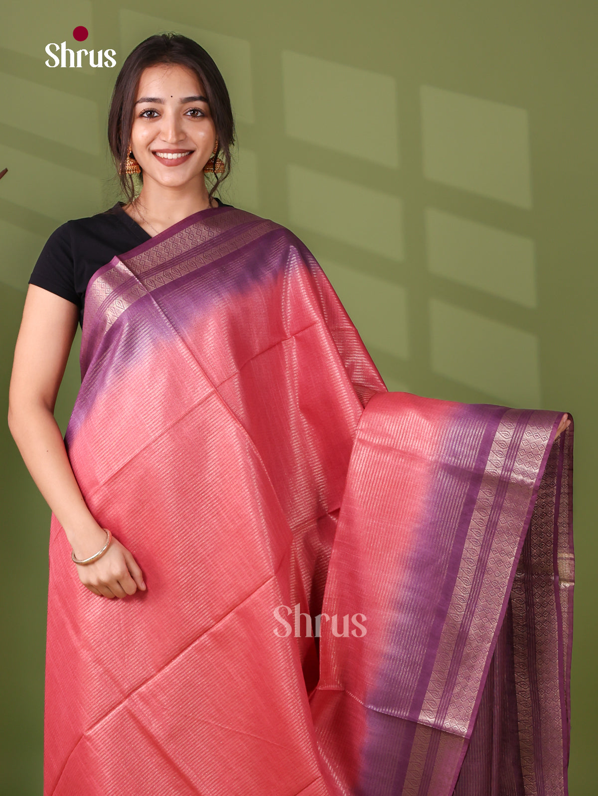 Semi Tussar Saree - EI05071