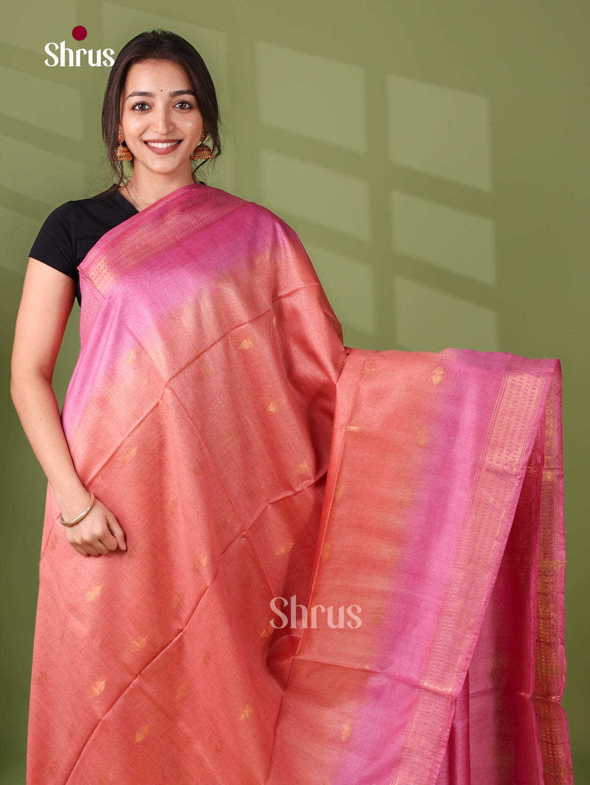 Semi Tussar Saree - EI05072