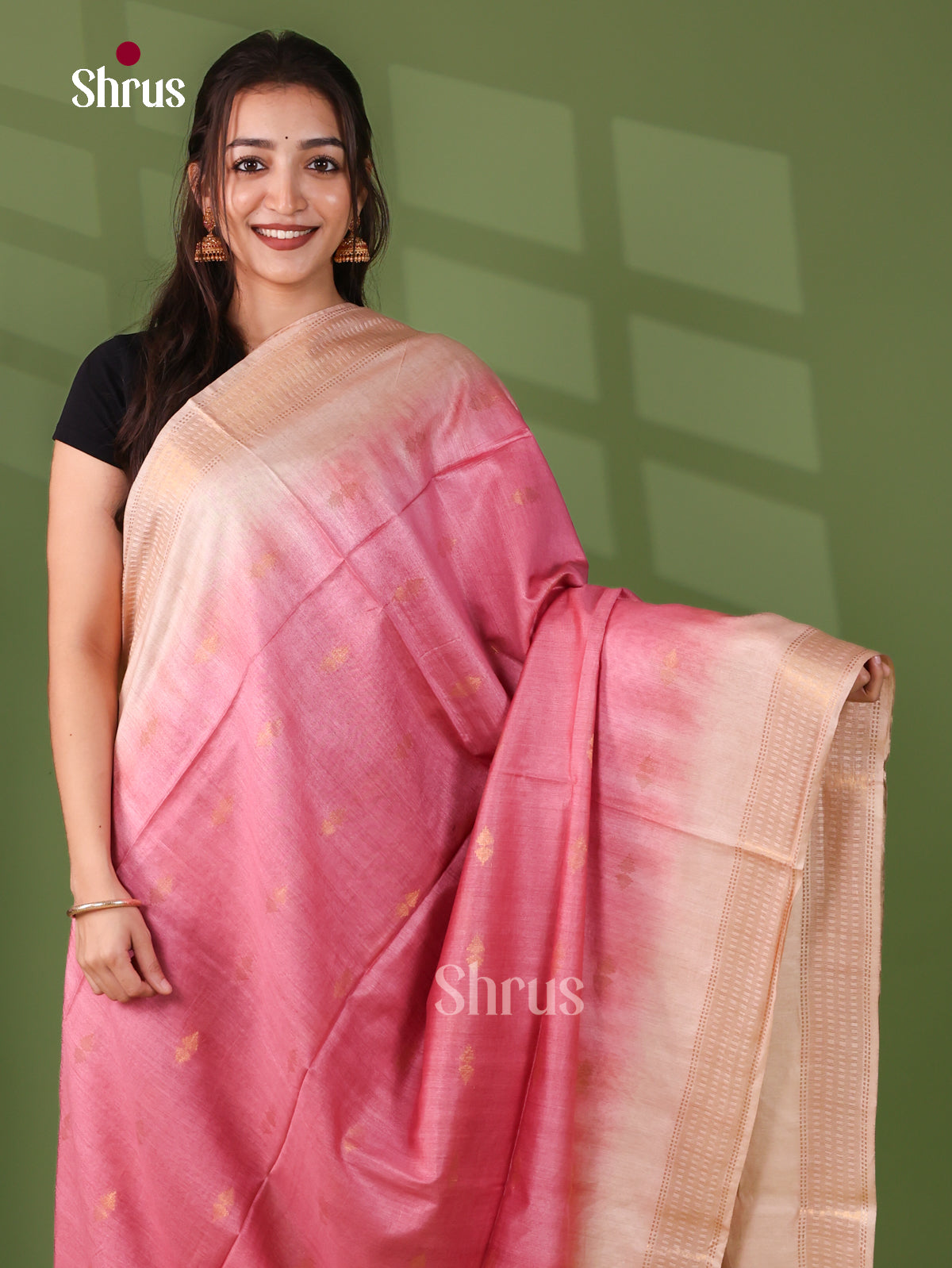 Semi Tussar Saree - EI05074