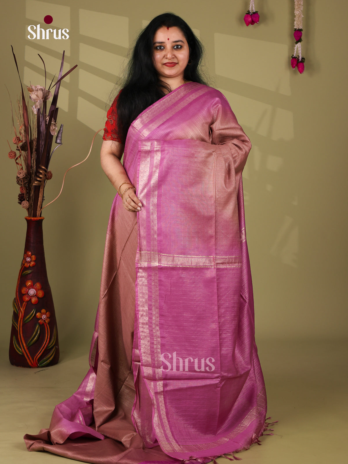 Semi Tussar Saree - EI05080