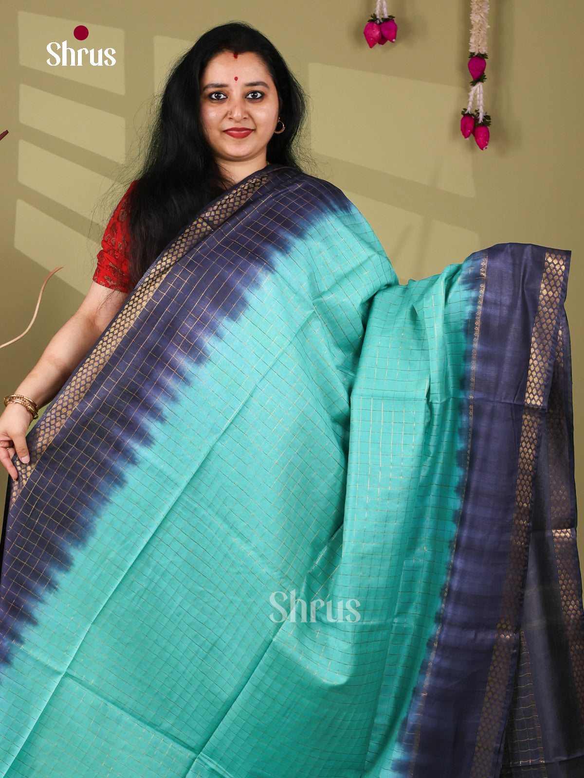 Semi Tussar Saree - EI05091