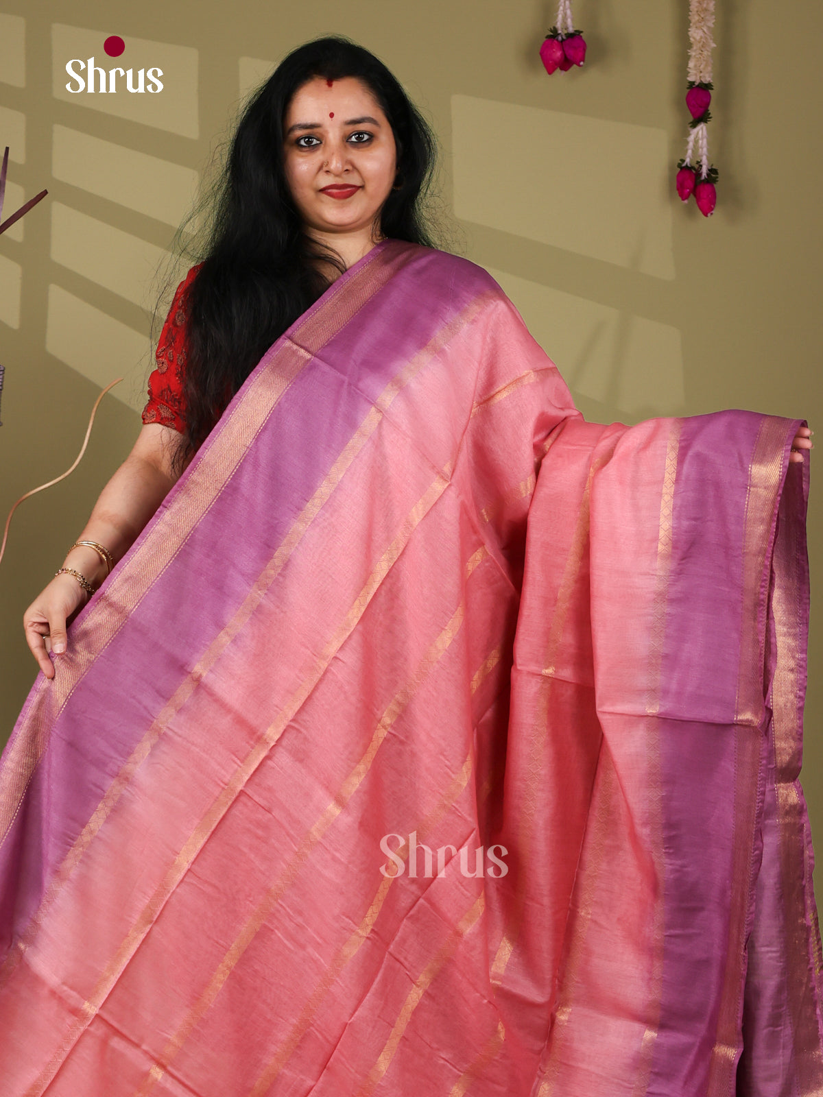 Semi Tussar Saree - EI05096