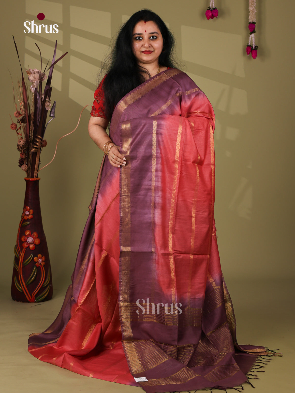 Semi Tussar Saree - EI05100
