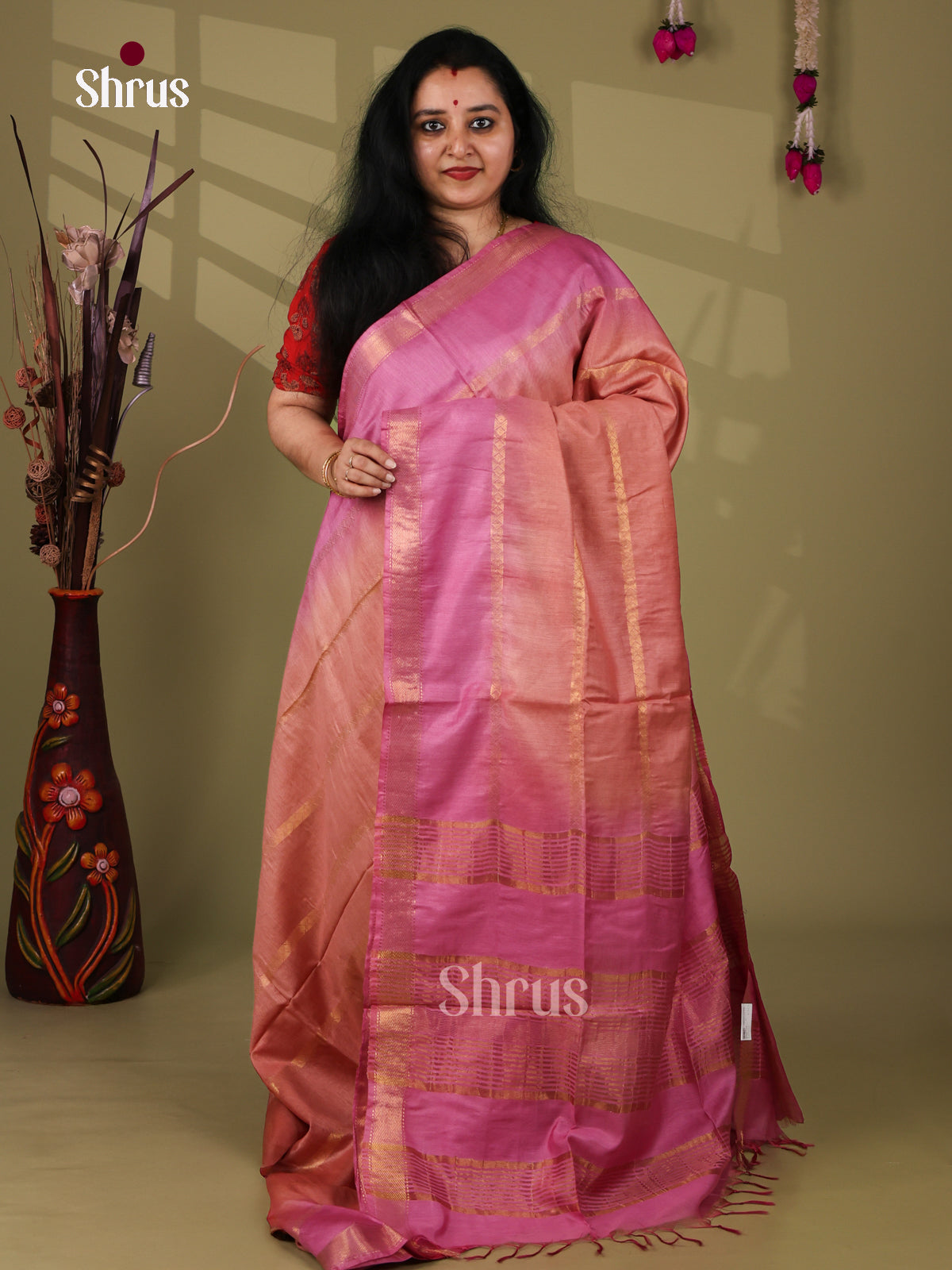 Semi Tussar Saree - EI05102