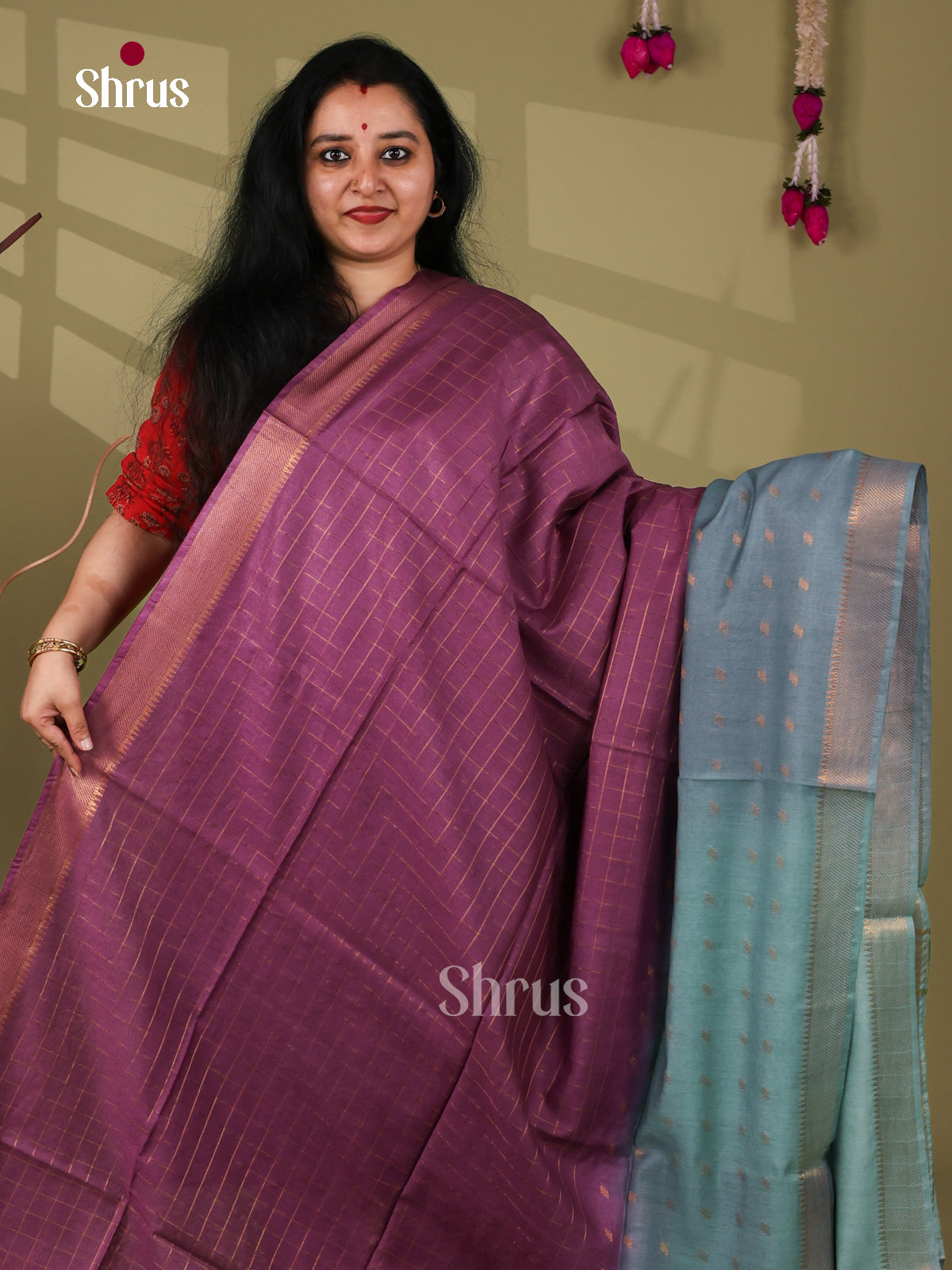 Semi Tussar Saree - EI05139