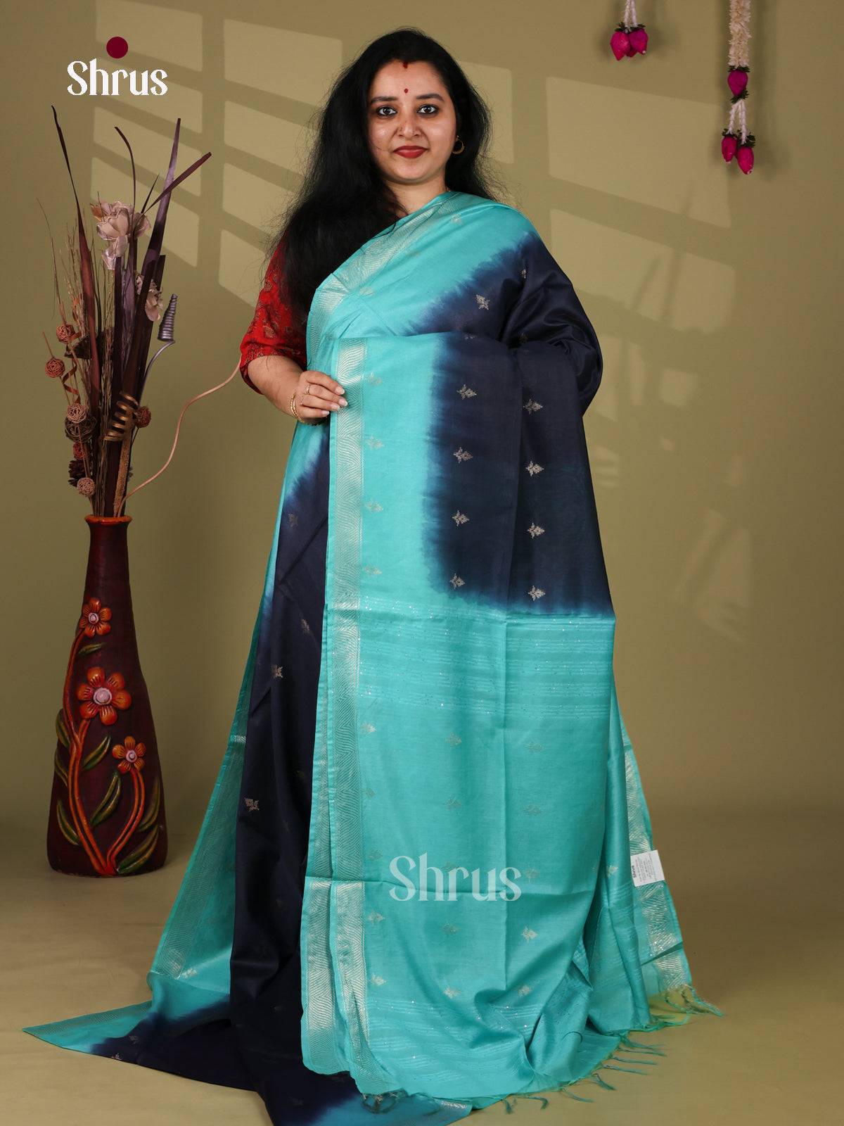 Semi Tussar Saree - EI05141