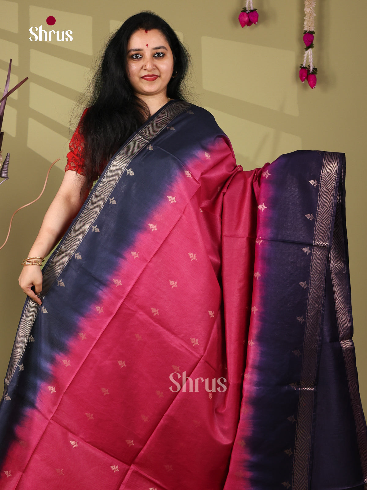 Semi Tussar Saree - EI05144