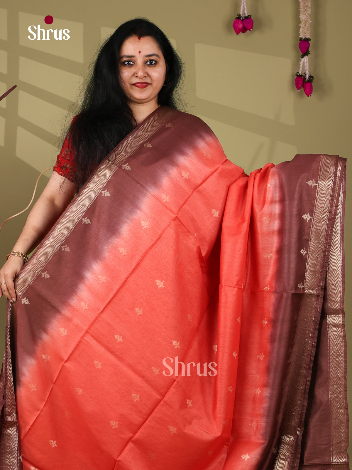 Semi Tussar Saree - EI05145