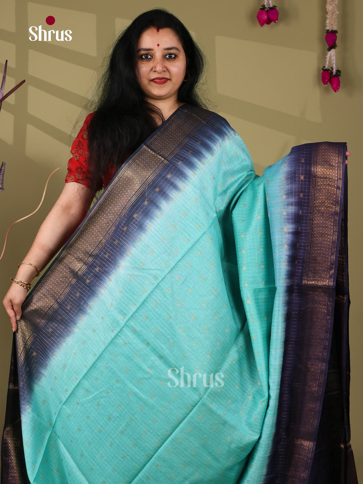 Semi Tussar Saree - EI05153