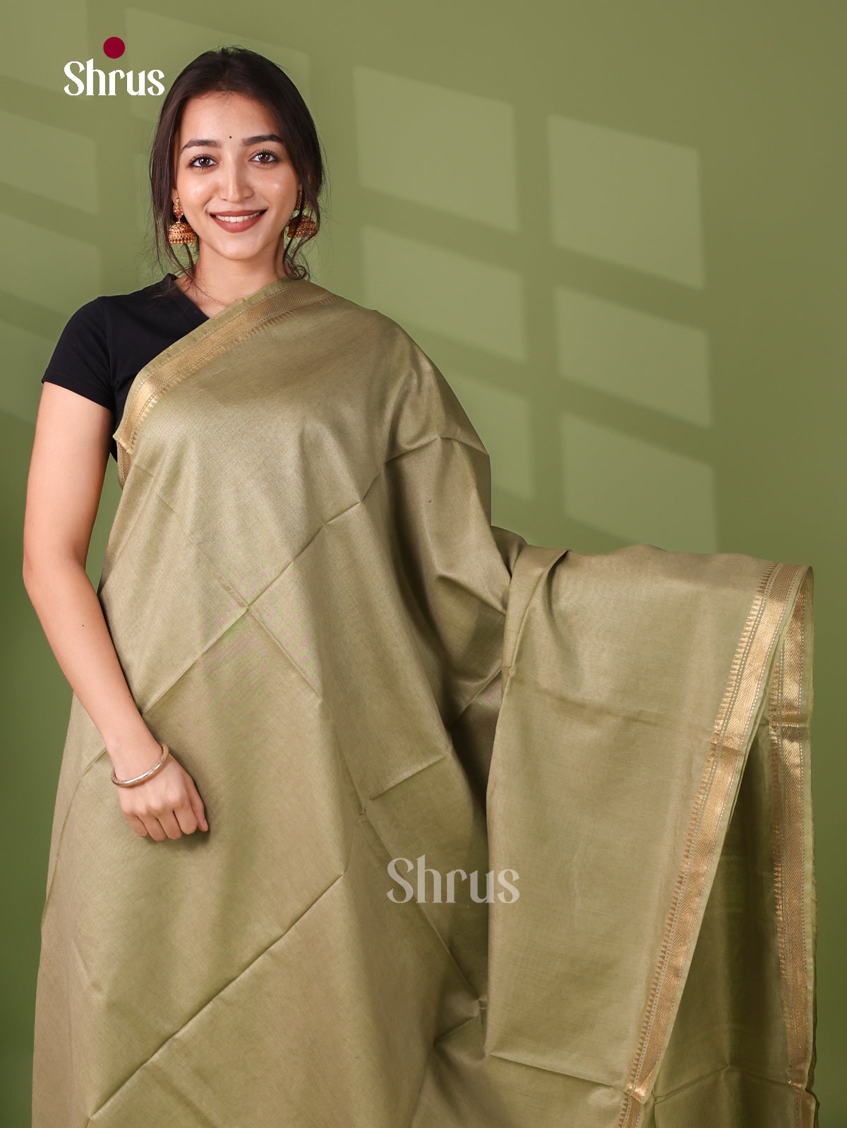 Semi Tussar Saree - EI05169