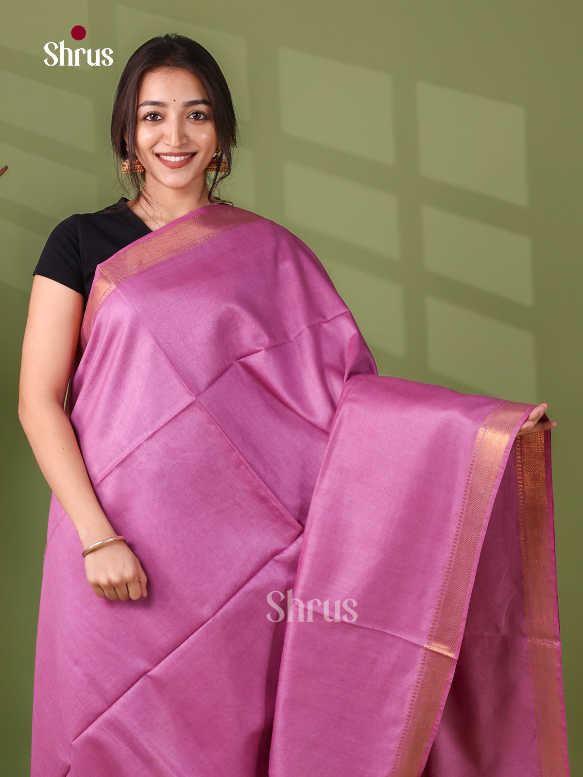 Semi Tussar Saree - EI05172