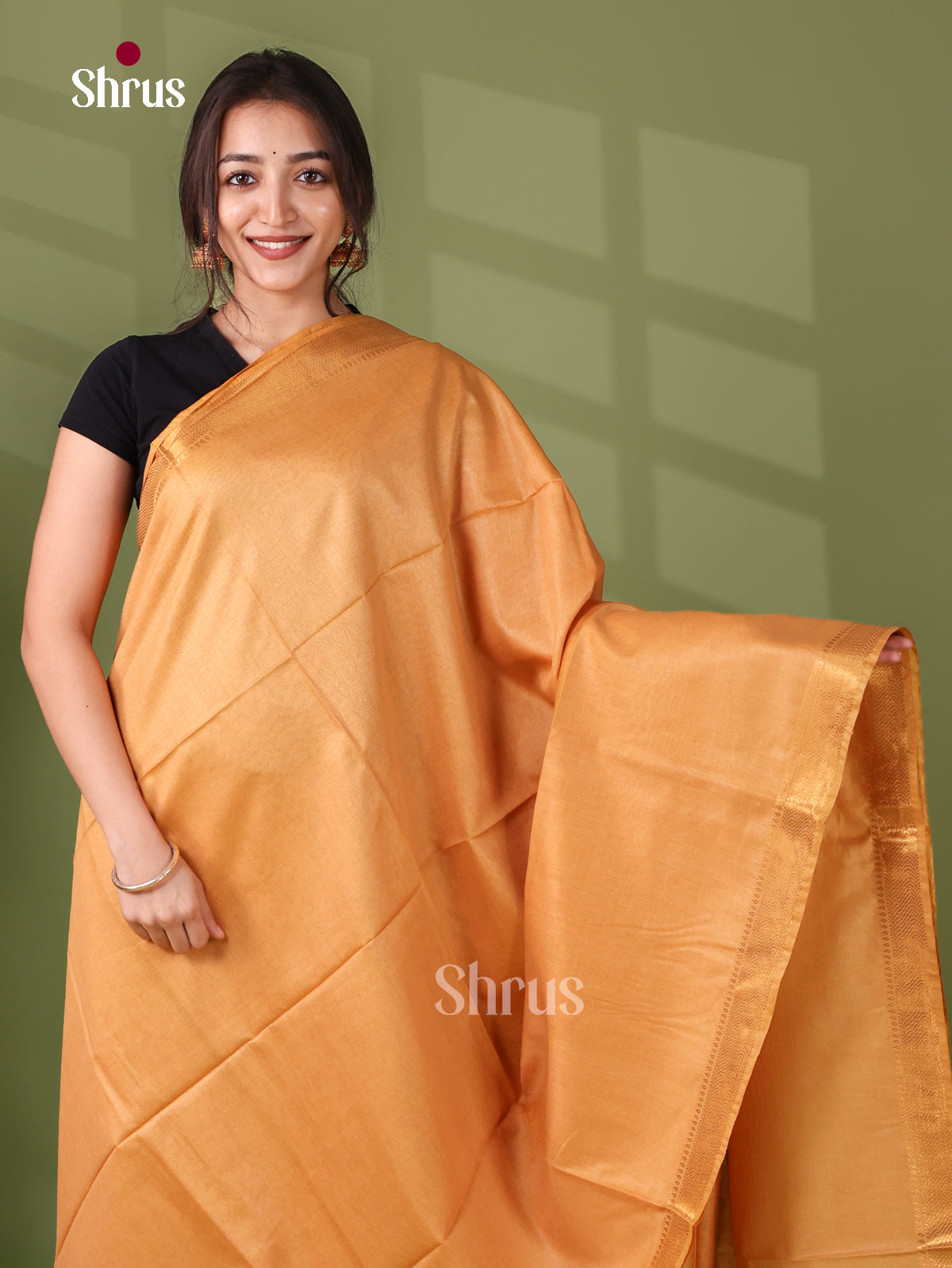 Semi Tussar Saree - EI05181