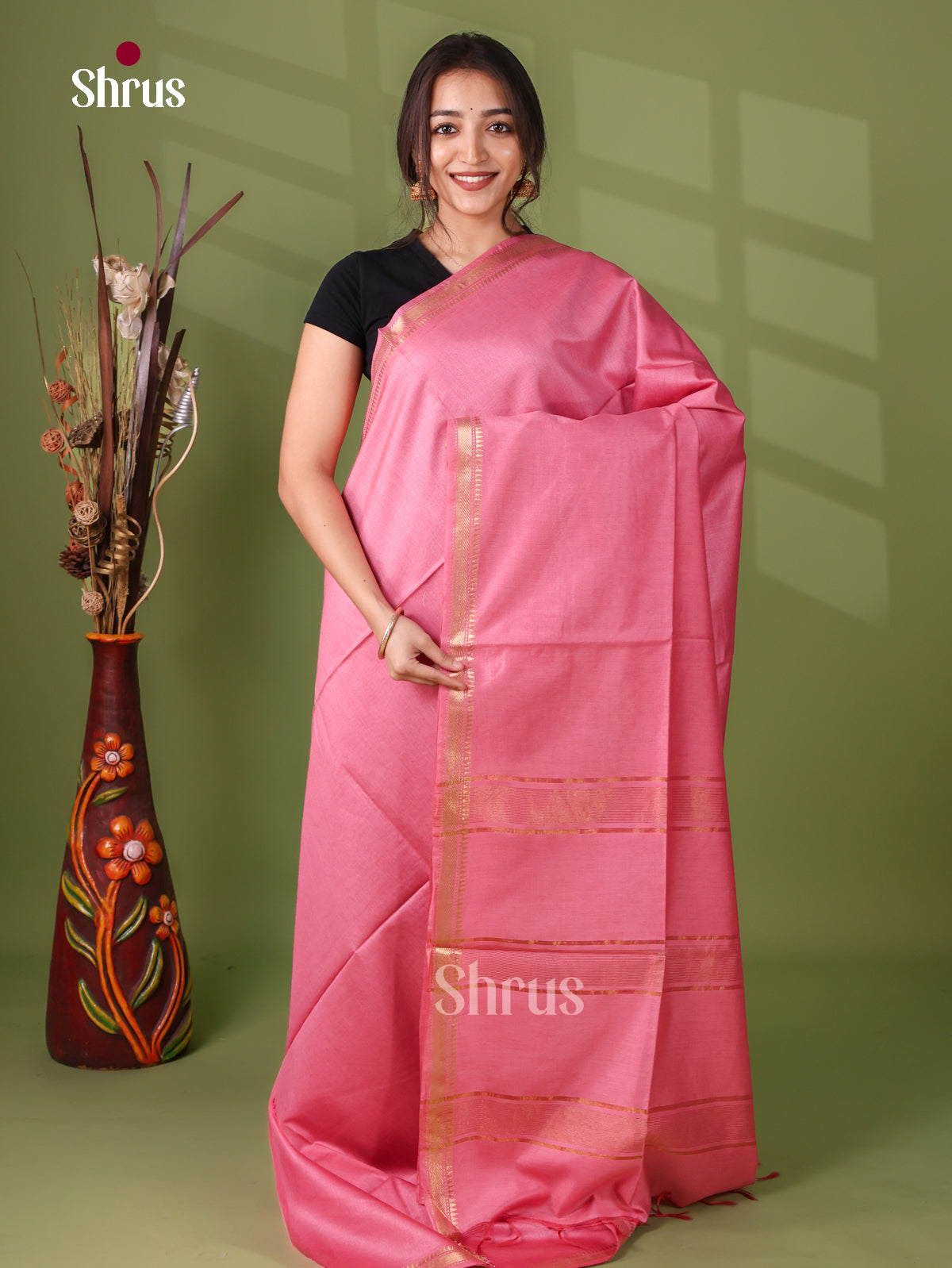 Semi Tussar Saree - EI05185