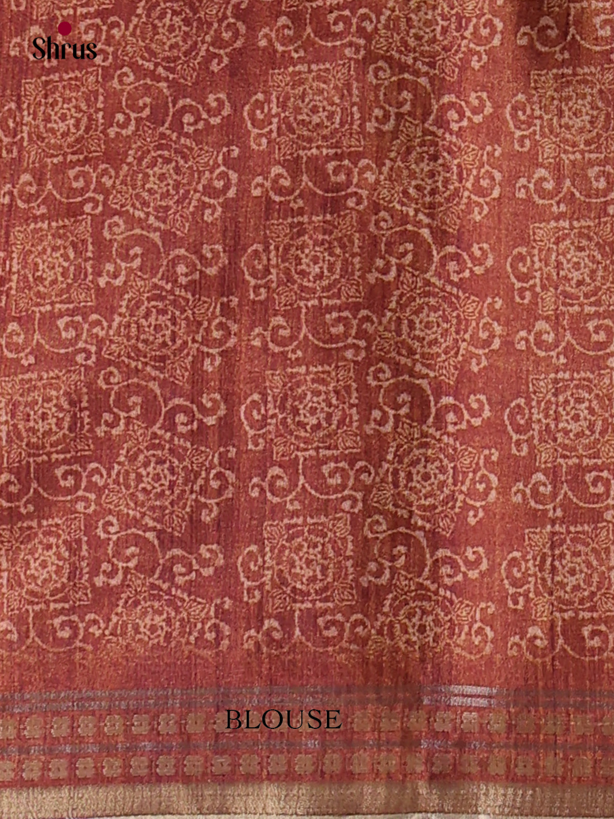 Printed Semi Tussar Saree - EI07199 - Shop on Shrus.com