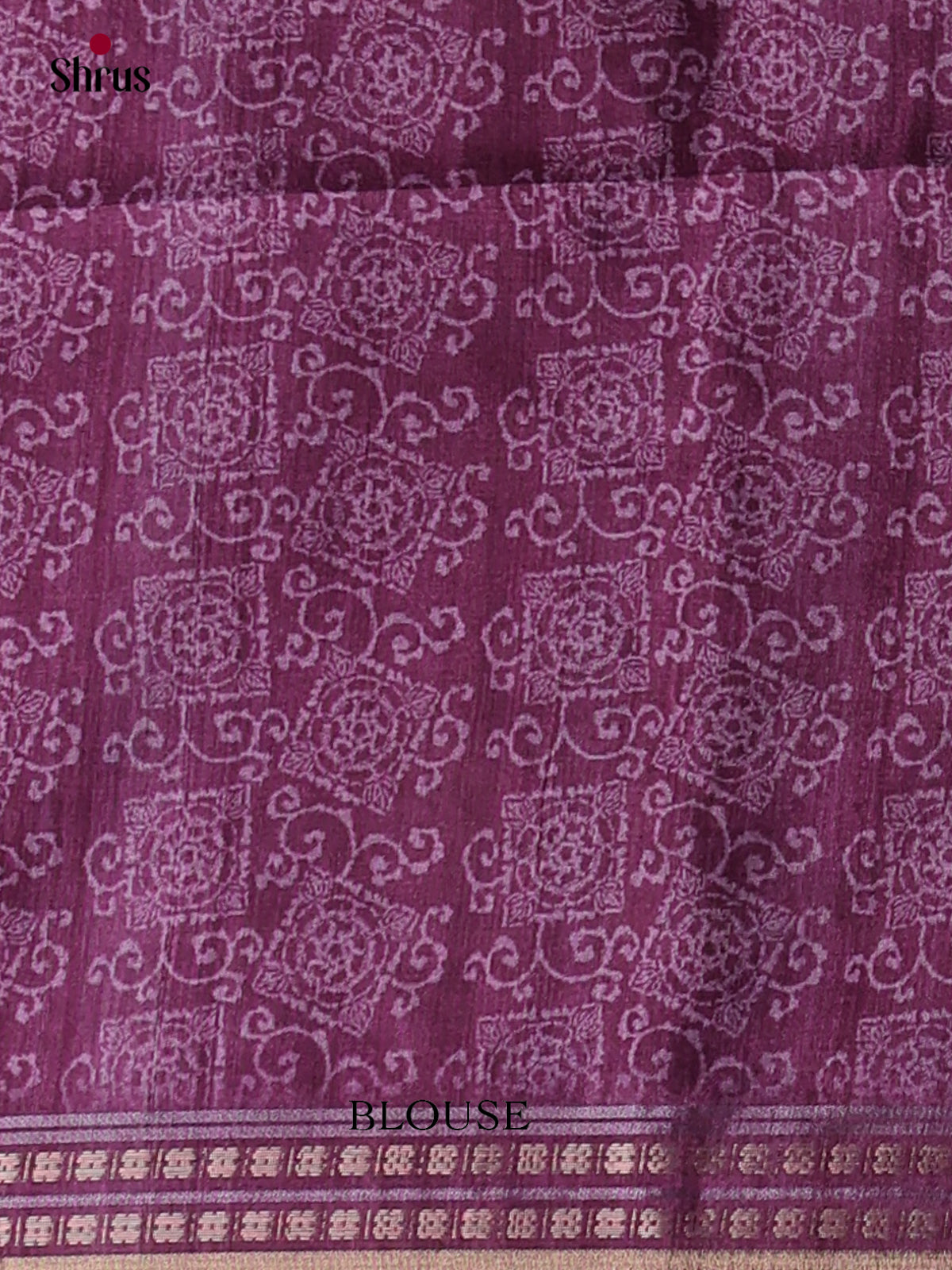 Printed Semi Tussar Saree - EI07200 - Shop on Shrus.com