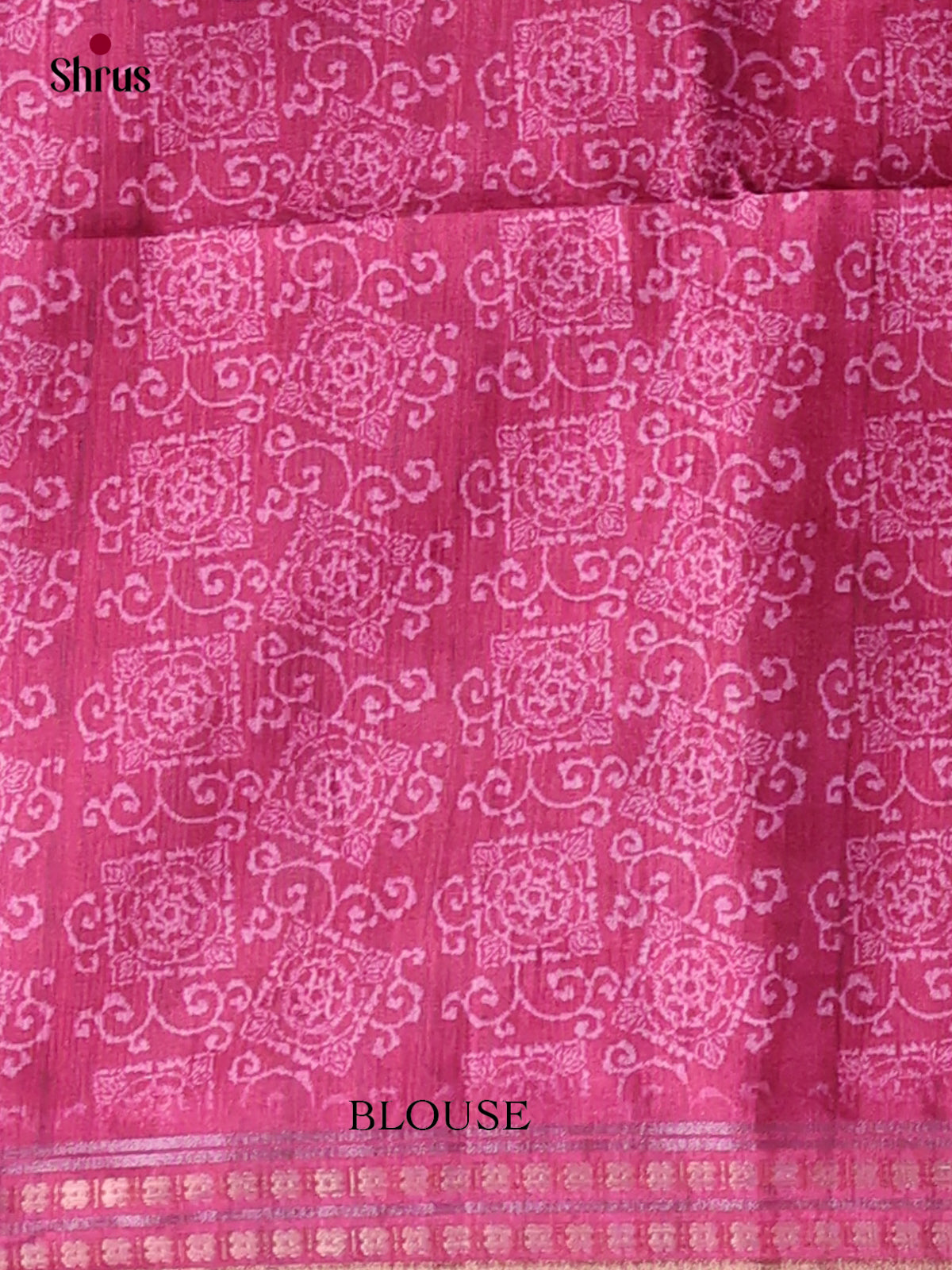 Printed Semi Tussar Saree - EI07203 - Shop on Shrus.com