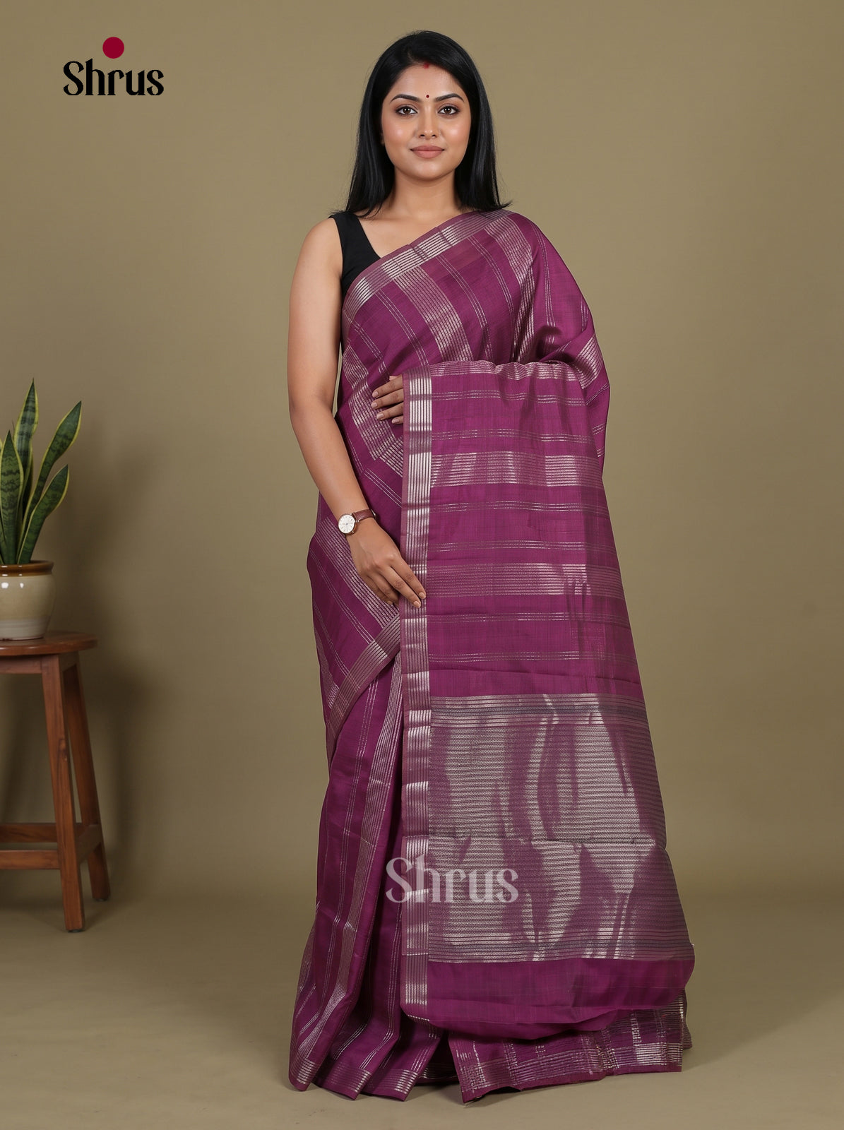 Semi Rawsilk Saree - EI07213
