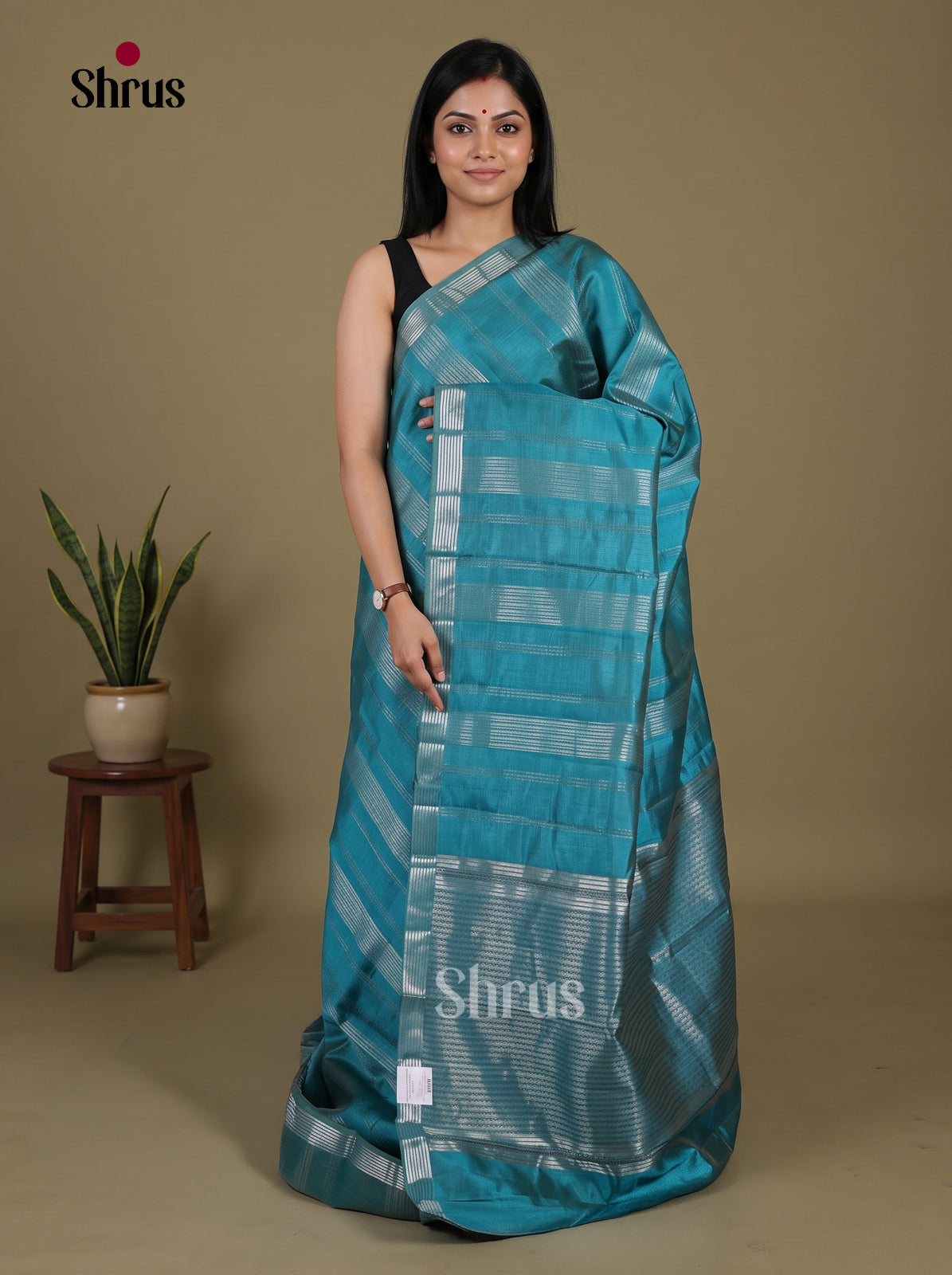 Semi Rawsilk Saree - EI07215