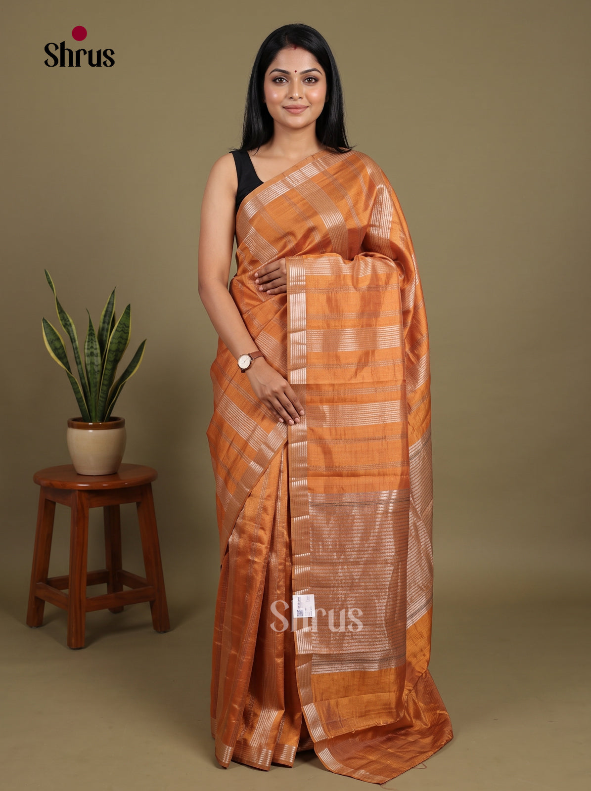 Semi Rawsilk Saree - EI07218