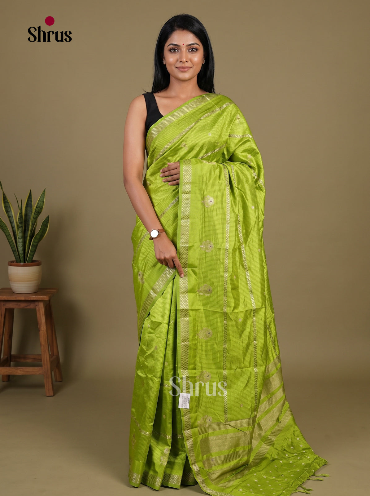 Semi Rawsilk Saree - EI07221