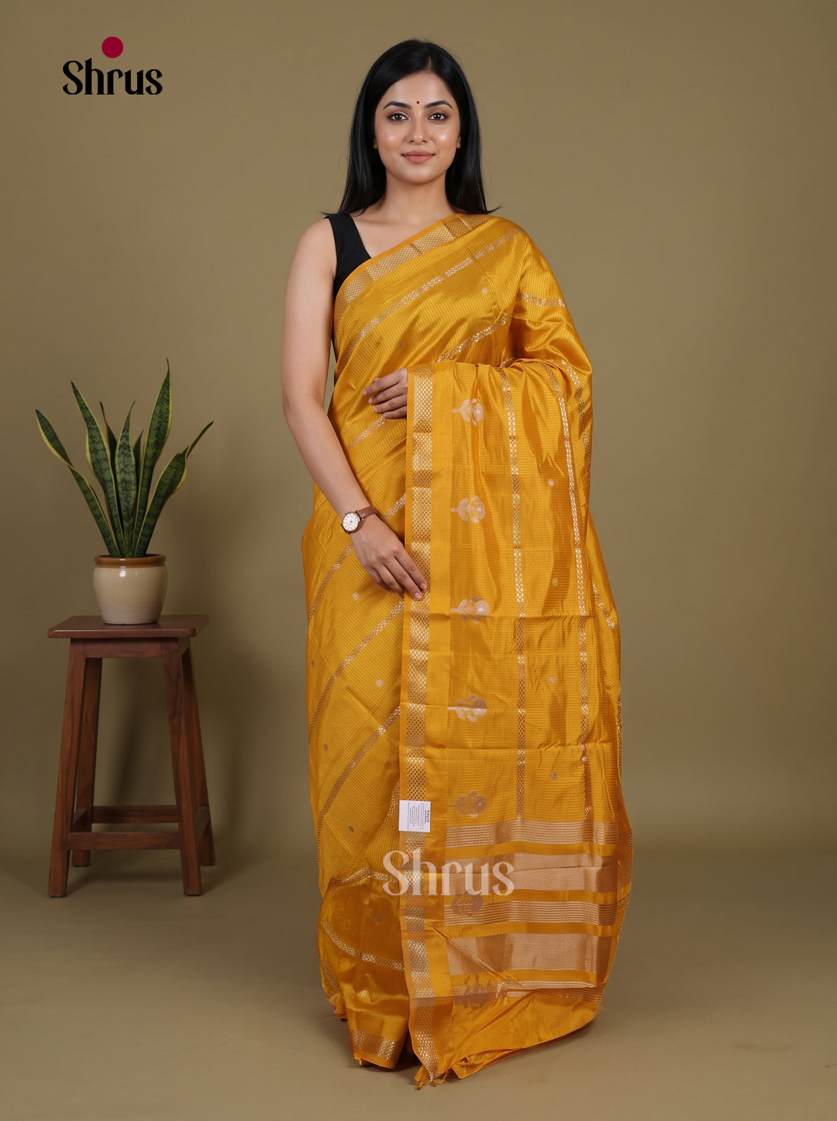 Semi Rawsilk Saree - EI07225