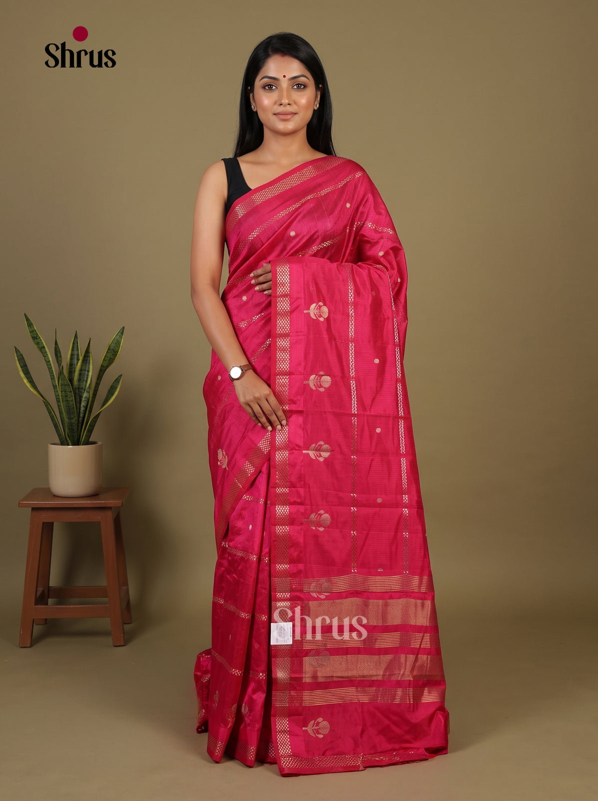 Semi Rawsilk Saree - EI07226