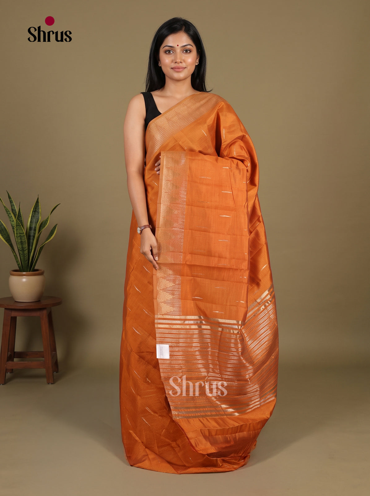 Semi Rawsilk Saree - EI07236