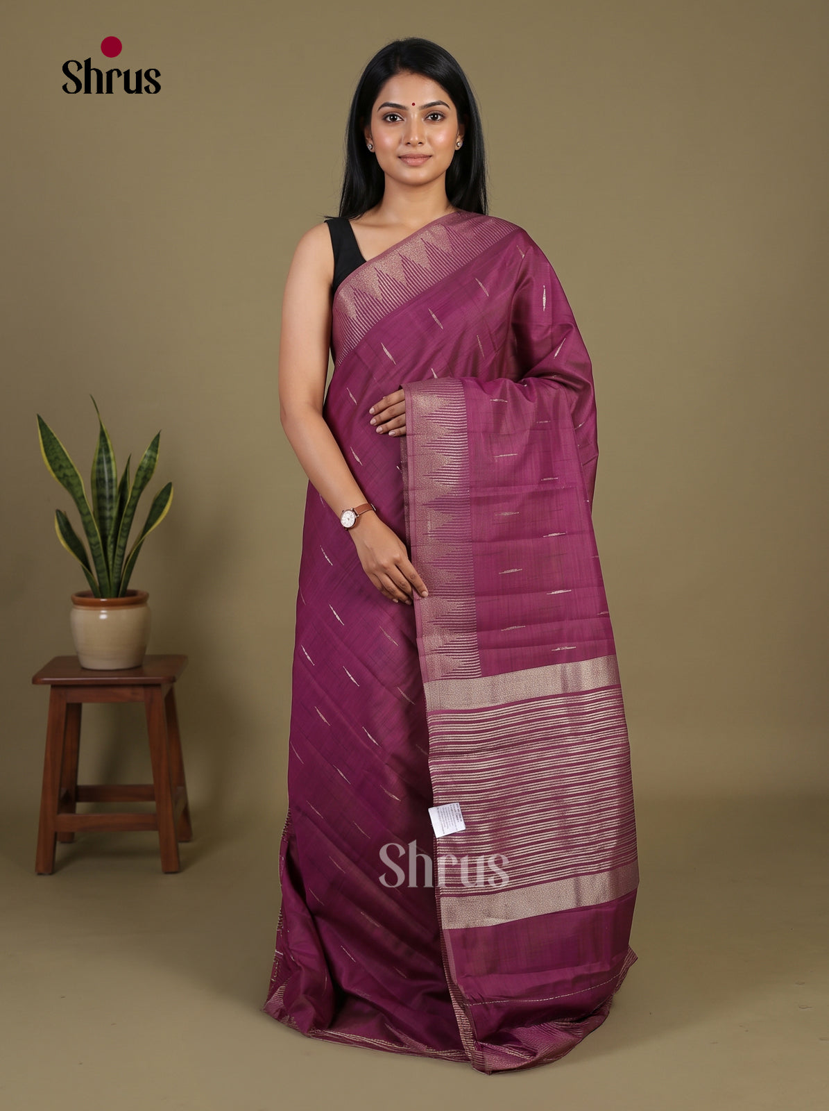 Semi Rawsilk Saree - EI07237