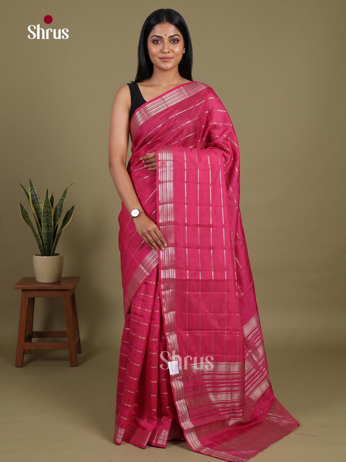 Semi Rawsilk Saree - EI07247
