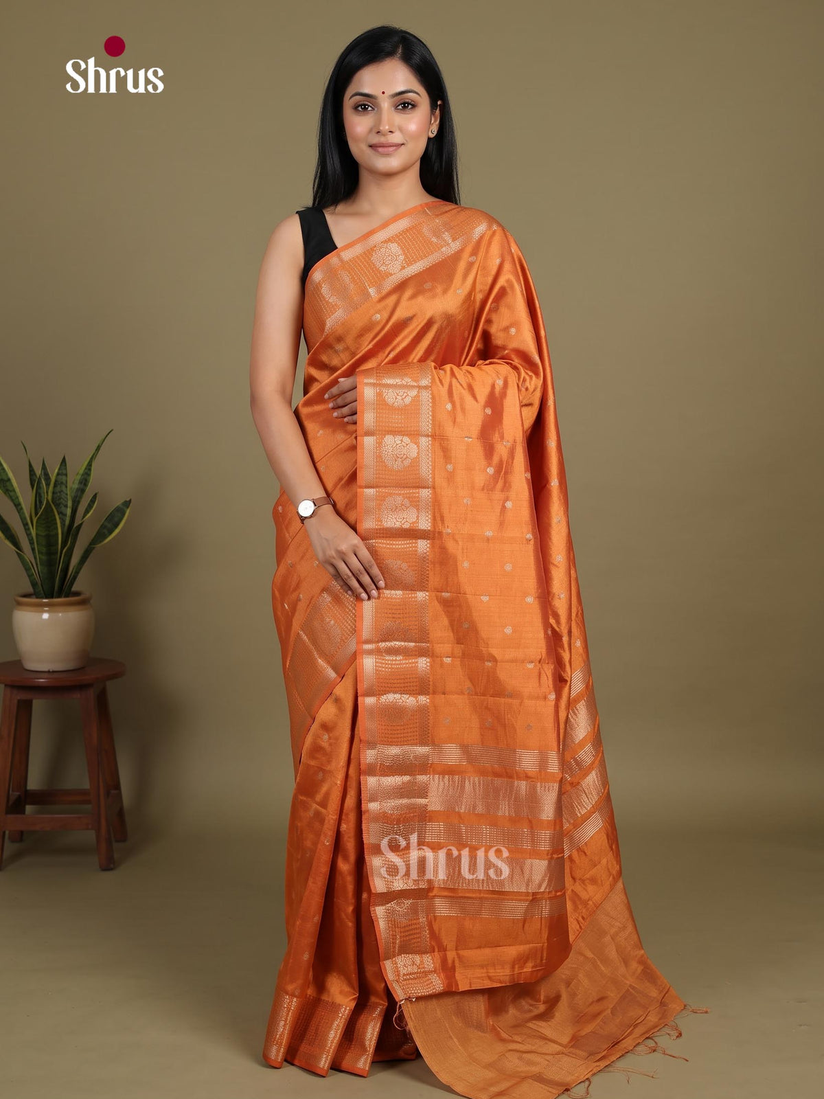 Semi Rawsilk Saree - EI07258